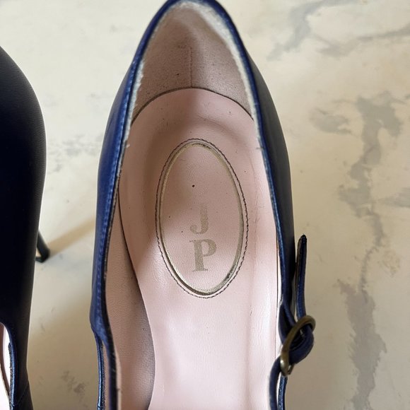 SJP by Sarah Jessica Parker T Strap Heel - Purple Leather 9.5 - Picture 13 of 15